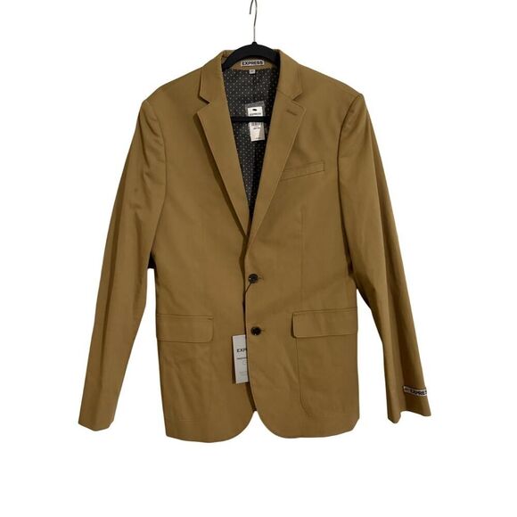 EXPRESS NWT PHOTOGRAPHER FITTED BLAZER SIZE 38R MSRP: $228 - Picture 2 of 8